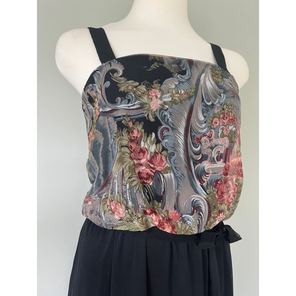 1970s Vintage Long Bohemian Maxi Dress | Matthew for Jo.Ed Sophisticates sz 10 - Picture 3 of 11